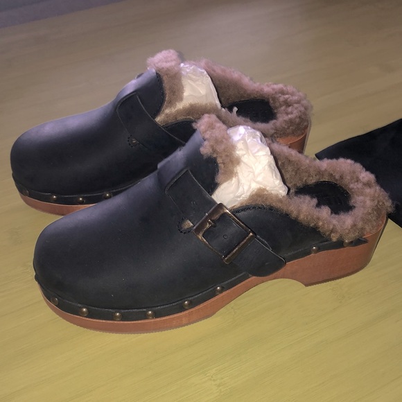 RE/DONE 70s clogs with shearling lining NIB - Picture 3 of 10